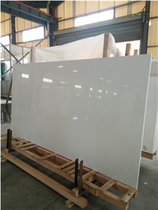 High Glossy White Crystallized Wall Panel Tiles