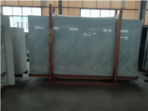 Noble Blue Artificial Crystallized Stone Slabs