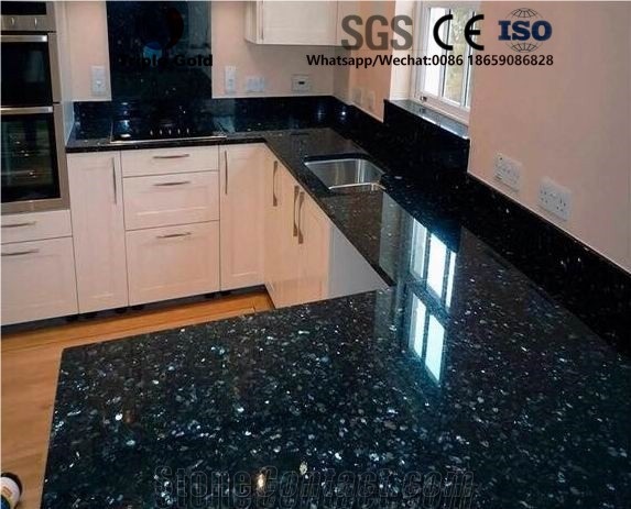 Blue Pearl Granite Kitchen Bar Countertop Worktops