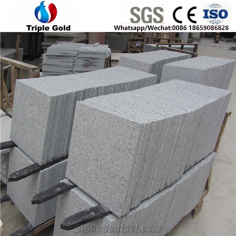 Light Grey Granite G602 G603 Flamed Floor Tiles
