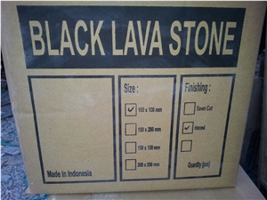 Black Basalt Lava Stone Pool Coping Pool Tiles
