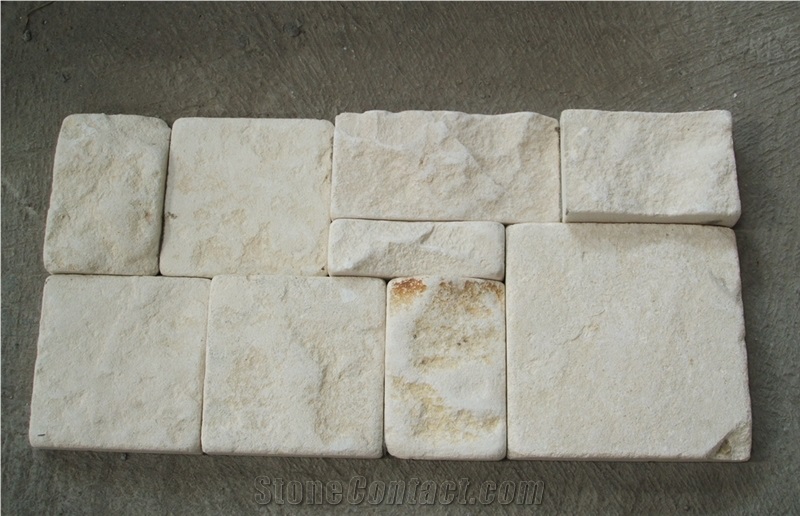 Indonesia Beige Limestone Cultured Stone Cladding