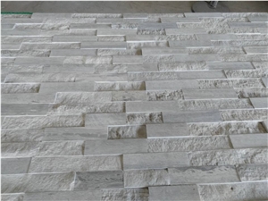 Wood Grey Grain Split Culture Stone Mosaic Tile
