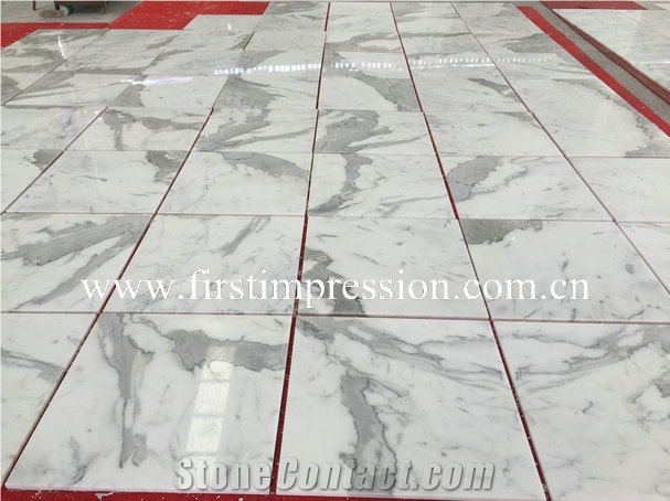 Calacata Marble Tile for Room Decoration
