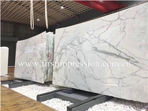 Calacatta White Marble Slabs&Tiles