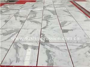 New Polished Calacata Marble Slabs for Decoration
