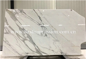 White Calacata Marble Slabs for Decoration
