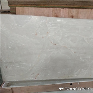 Decorative Translucent Faux Alabaster Slabs Sheet