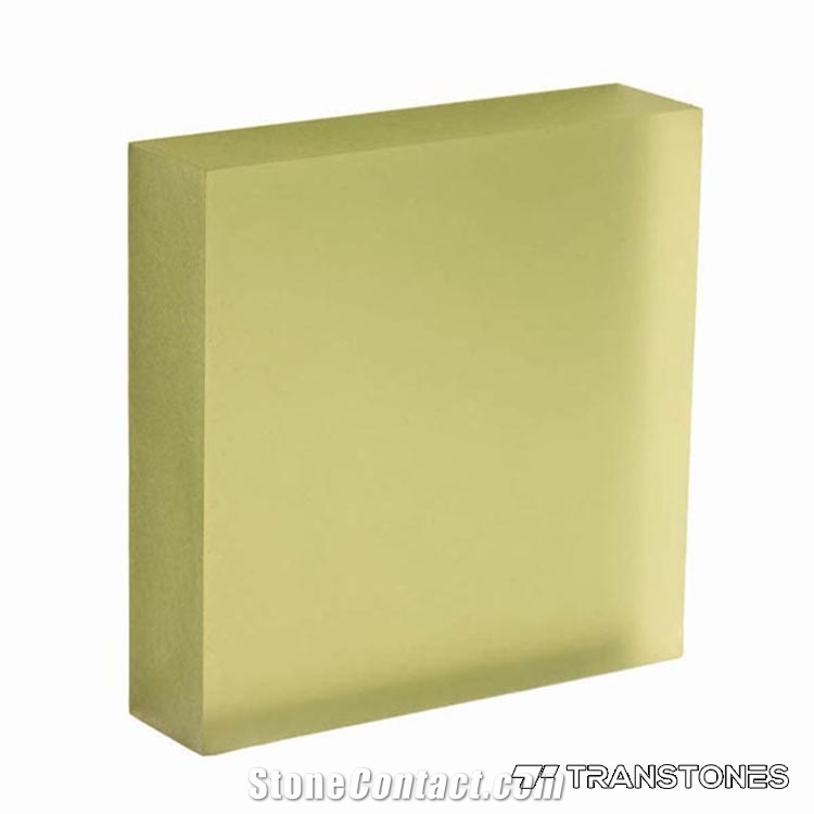 Gingko Thatch Translucent Acrylic Sheet Table Top