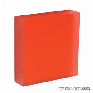 Red Anti-Scratch Iridescent Mica Acrylic Table Top