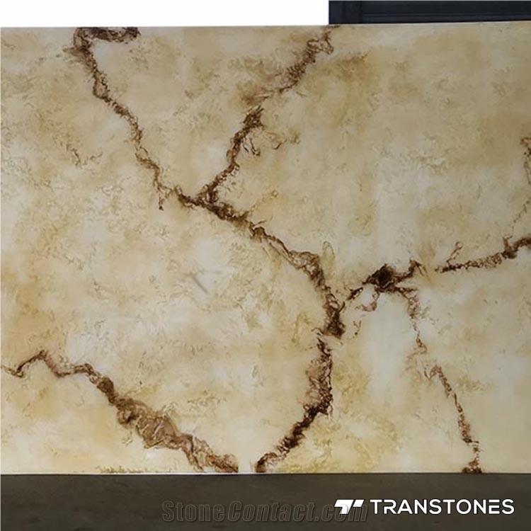 Translucent Artificial Alabaster Stone Sheet