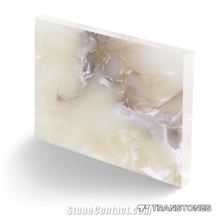 Translucent Artificial Marble Stone Slab