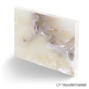 Translucent Artificial Marble Stone Slab