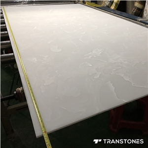 Translucent Faux Alabaster Sheet for Wall Decor