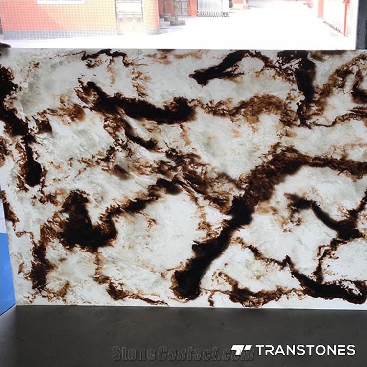 Translucent Resin Panel Alabaster Wall Covering