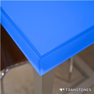 Transtones Blue Acrylic Table Top