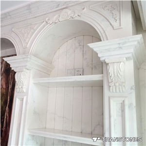 Transtones Customized Feature Artificial Alabaster Wall Panel Interior Design