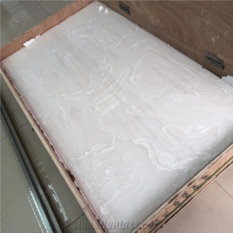White Alabaster Sheets for Partiton Decoration