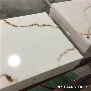 White Onyx Stone Artificial Alabaster Slab & Tile