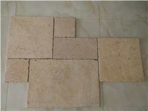 Classic Beige Limestone Tiles and Pattern