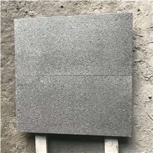 China New G684 Black Basalt Flamed Wall Tiles