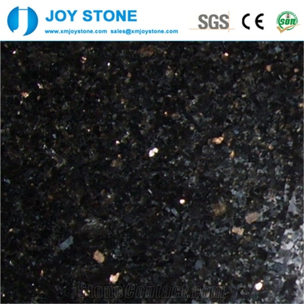 Indian Black Galaxy Granite Polished Countertop