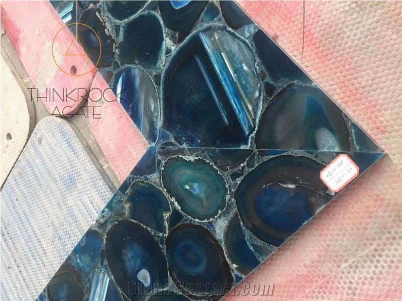 China Blue Agate for Decoration
