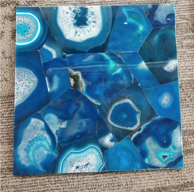 China Blue Agate Tiles for Wall