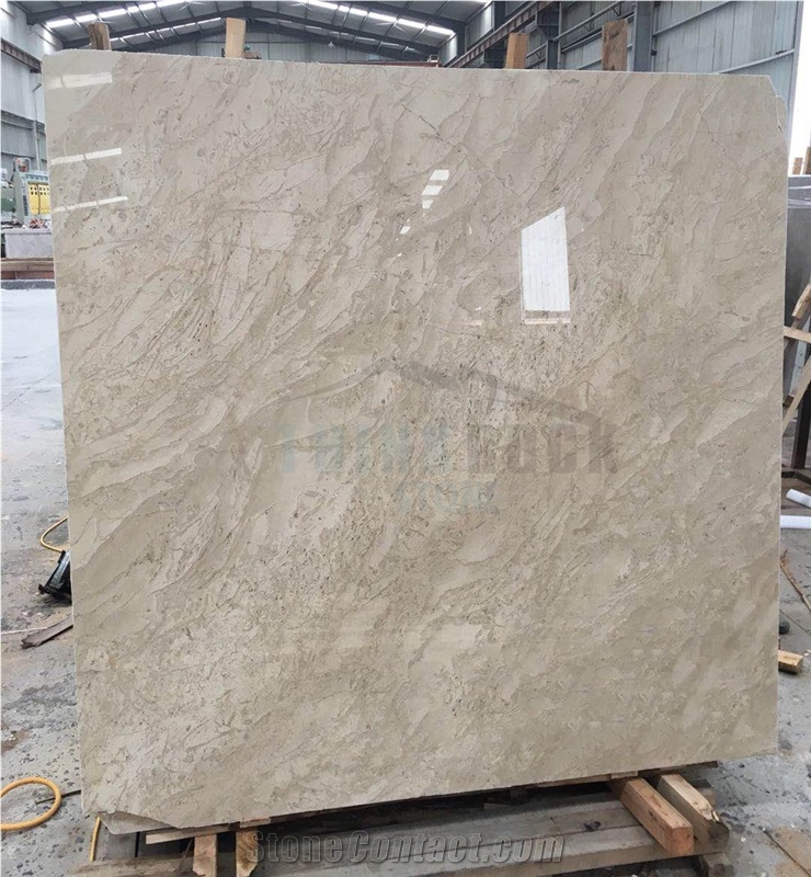 Oman Beige Marble Slabs for Wall Applications