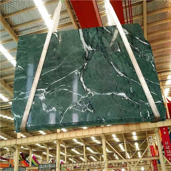 Polished Formosa Green Marble Interior Slabs Tiles