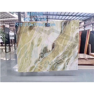 Polished Green Wizard Of Oz Marble Slabs