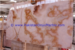 Afghan Pink Onyx Slabs