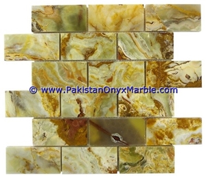 Green Onyx Mosaic Tiles Collection
