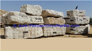 Onyx Blocks Afghan White, Afghanistan White Onyx Block