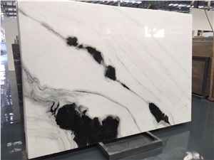 Panda White Marble Floor Match Vein Marble