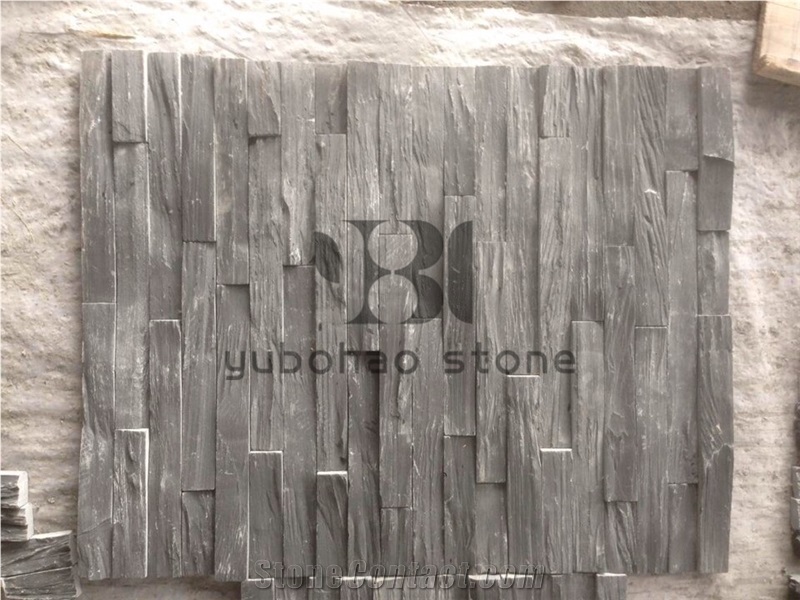 Black Cultured Stone P018, Castle Rock Panel/Ledge