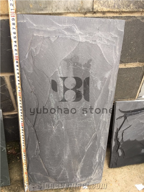 Black Slate Stone P018 Tile, Versailles Pattern