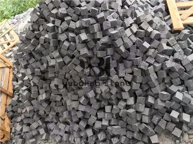 Cheap China Sesame Black Granite G654,Paving Stone