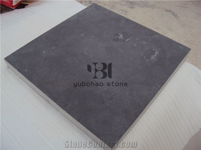 China Blue Limestone Hone Tumble Tile Cover Wall