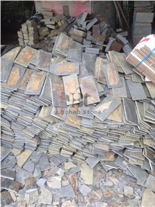 China Cheap High Quality Rusty Slate Garden Decor