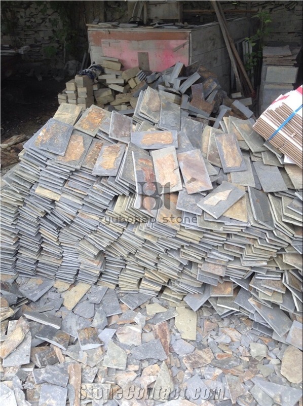 China Durable Cheap Rusty Slate Decor Tiles