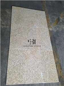China Flamed Cheap Rusty Yellow G682 Granite Tiles
