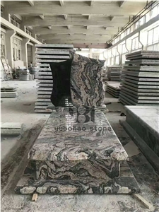 China Juparana Granite for Monument Design Stone