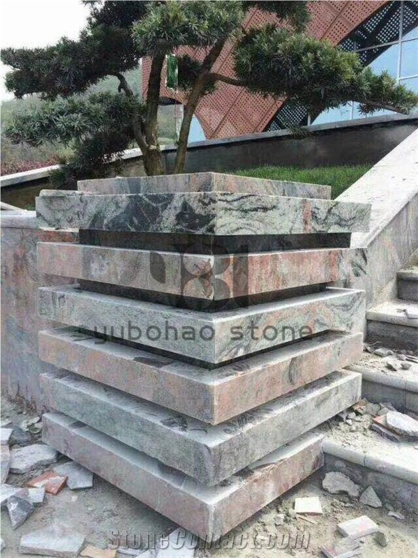 China Multicolor Granite Park Image Wall