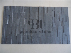 China P018 Black Slate Culture Stone, Feature Wall
