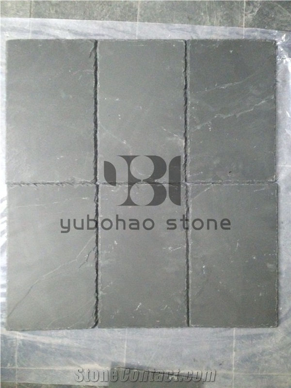 China P018 Black Slate Kitchen Tiles Wall Cladding