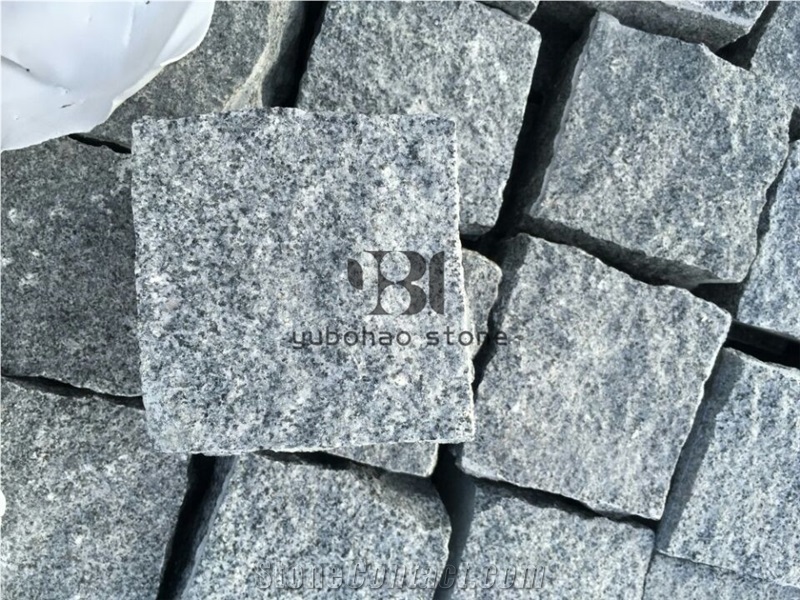 G603 Outdoor Grey Granite Cobble,Paving Cube Stone
