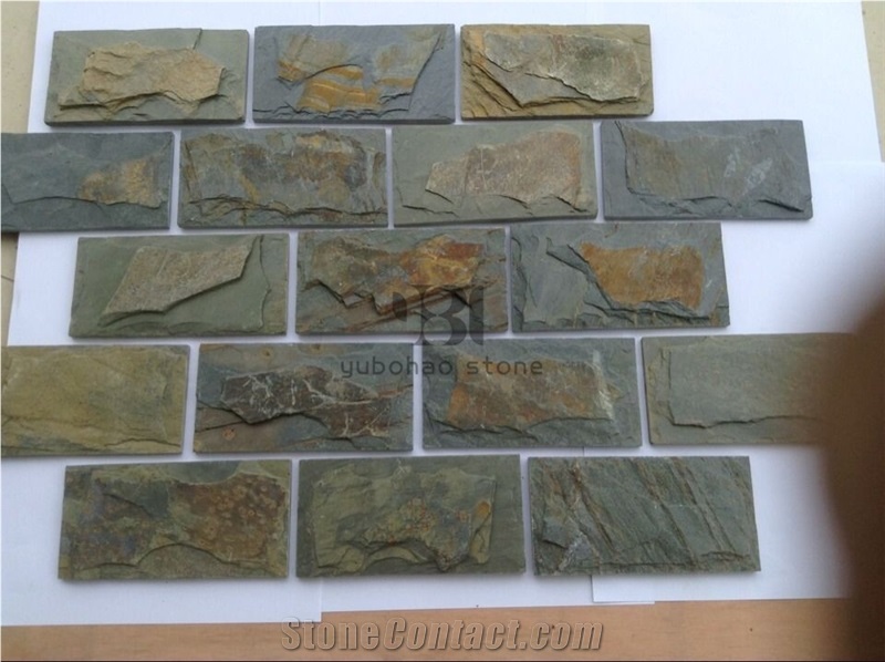 Natural Cheap China Rusty Slate Wall Decor Z Stone