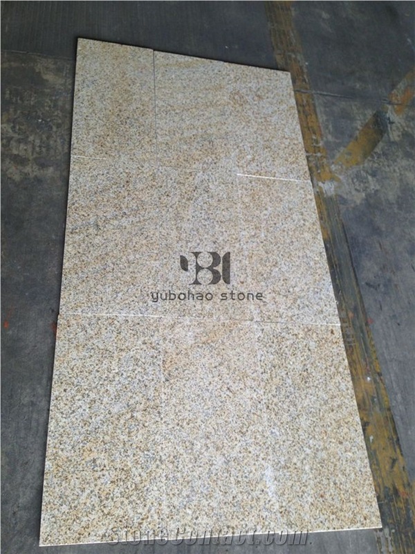 New China Rustic Yellow Granite Outdoor Stair&Step