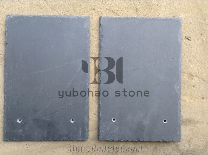 P018 Black Slate Flooring Paving Stone, Wall Tiles